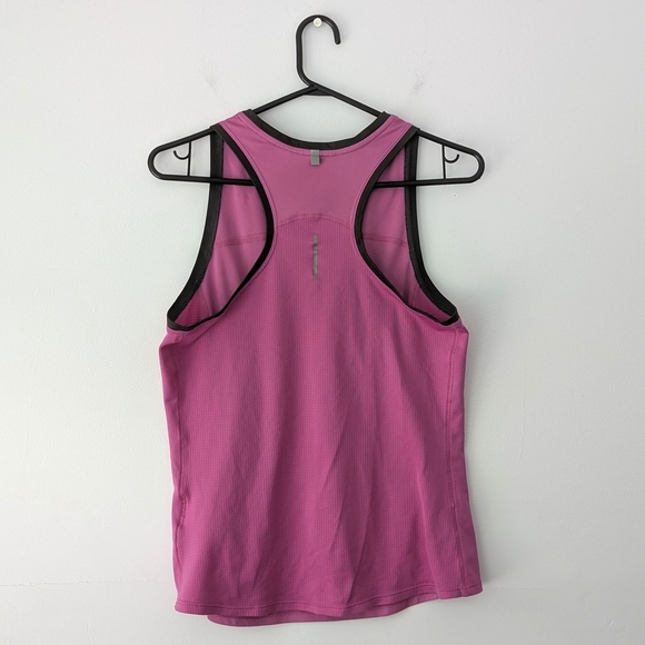 Nike Dri-fit Miler Running Training Pink Tank Top In Size M - Picture 3 of 8